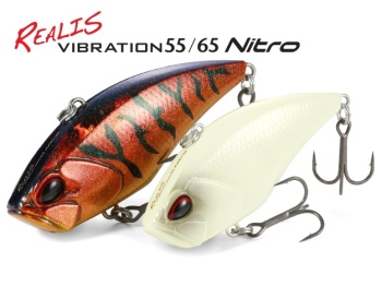 VOBLER DUO REALIS VIBRATION 55 NITRO 5.5CM 11.5GR CCC3310 CLEAR GLITTER GILL - Img 2