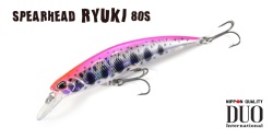 VOBLER DUO SPEARHEAD RYUKI 80S 8CM 12GR ADA4090 UV RGG YAMAME OB