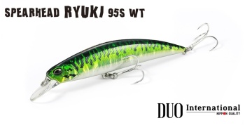 VOBLER DUO SPEARHEAD RYUKI 95S WT 9.5CM 17GR ADA0037 SARDINE NOIR - Img 2