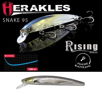 VOBLER HERAKLES HERAKLES SNAKE 95SP 9.5cm 9gr Live Mullet