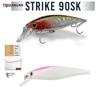 VOBLER HERAKLES STRIKE 90SK 9cm 11gr Pink Head