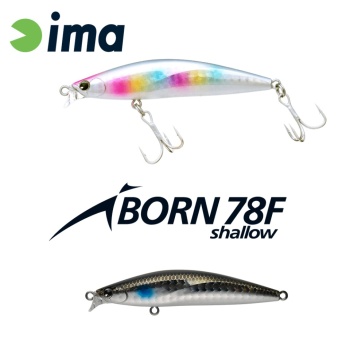 VOBLER IMA IBORN 78F SHALLOW 78MM 8.5GR 007 MULLET