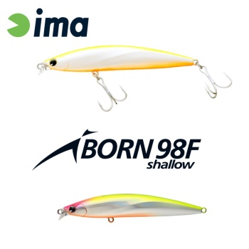VOBLER IMA IBORN 98F SHALLOW 98mm 13gr 012 Cream Chart