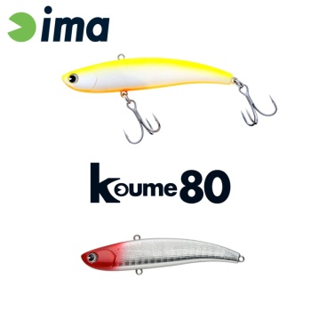 VOBLER IMA KOUME VIBRATION 80 80MM 15GR 101 RED HEAD