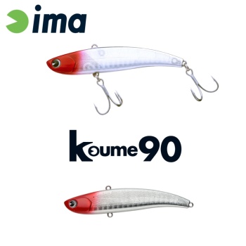 VOBLER IMA KOUME VIBRATION 90 90MM 20GR 101 RED HEAD