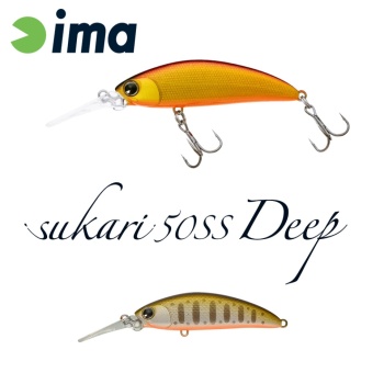 VOBLER IMA SUKARI 50SS DEEP 50MM 5GR 120 PEARL YAMAME TROUT