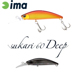 VOBLER IMA SUKARI 60 DEEP 60MM 8GR 012 TITANIUM BLACK