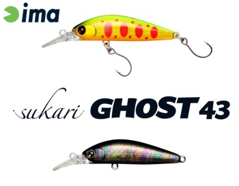 VOBLER IMA SUKARI GHOST 43SU 43mm 2.4gr 009 Titanium Black