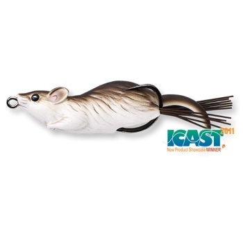 VOBLER LIVE TARGET HOLLOW MOUSE WALKING BAIT 9CM/28G BROWN/WHITE