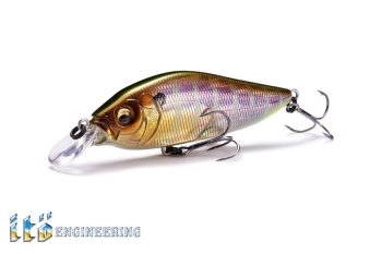 VOBLER MEGABASS FLAP SLAP LBO 77mm 12.2gr SEETHROUGH BLUE BACK CHART - Img 2