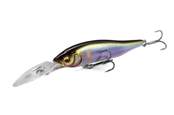 VOBLER MEGABASS X-NANAHAN+2 75mm 7gr MAT CHART LIME - Img 2