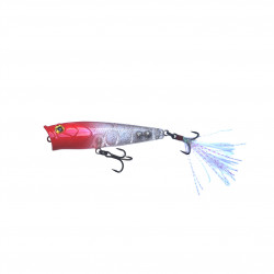 VOBLER MUSTAD BURPY POPPER. 6.5CM / 6.3G. REDHEAD