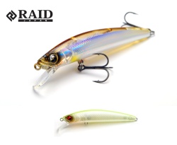 VOBLER RAID LEVEL MINNOW QUIK72 72MM 5.2GR 011 PEARLY CHART