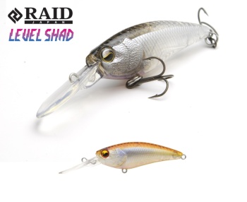 VOBLER RAID LEVEL SHAD 50.3MM 4.3GR SU 010 JEWEL WAKASAGI