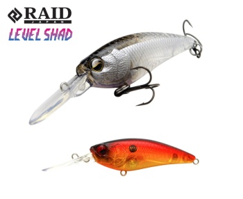 VOBLER RAID LEVEL SHAD 50.3mm 4.3gr Su 035 Sparkling Red
