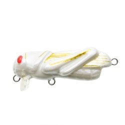 VOBLER TRICK TROUT GRASSHOPPER F 35MM 1.8GR CULOARE 006 WHITE