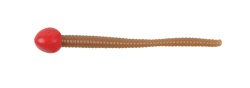 WORM BERKLEY POWERBAIT FLOATING MICE TAILS FLUO RED / NATURAL