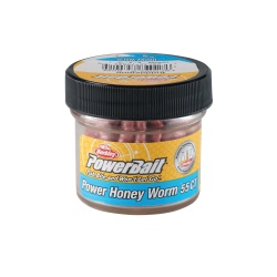 WORM BERKLEY POWERBAIT POWER HONEY WORM BUBBLEGUM