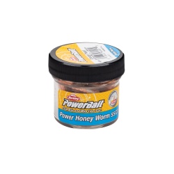 WORM BERKLEY POWERBAIT POWER HONEY WORM ORANGE PEARL