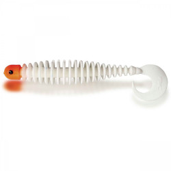 WORM BLACK CAT CURLY 24G 17CM RED HEAD