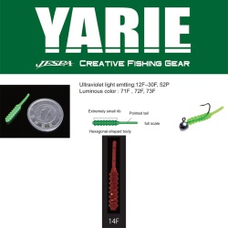 WORM YARIE JESPA AMIBAITS 691 0.9 2.3CM 14F CLEAR RED 14BUC/PLIC
