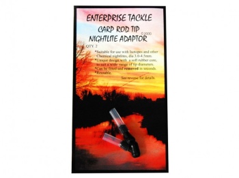 ADAPTOR STARLET CRAP ENTERPRISE TACKLE CARP ROD TIP NIGHTLITE ADAPTOR