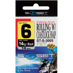 AGRAFA VARTEJ SUNSET ST-S-3005 NO.6 14KG ROLLING COASTLOCK SNAP
