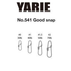 AGRAFA YARIE JESPA 541 GOOD SNAP 50LB 1.5 8BUC/PLIC