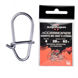 AGRAFE RAPIDE SAKURA WD SNAP X-STRONG NICKEL NO: 6 35KG 10BUC