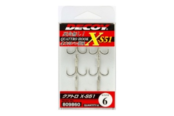 ANCORA DECOY QUATTRO X-S51 NR.2 6BUC/PLIC