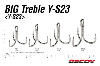 ANCORA DECOY Y-S23 BIG TREBLE NR.8/0 6BUC/PLIC - Img 3