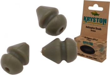 BILUTE ANTISOC KRYSTON HELICOPTER BEAD 8X6MM BROWN 20BUC/PLIC