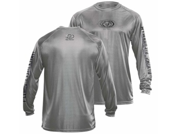 BLUZA FLYING FISHERMAN LOGO PERFORMANCE GREY