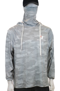 BLUZA MAJOR CRAFT UV SUN PROTECTION HOODIE M Light Gray