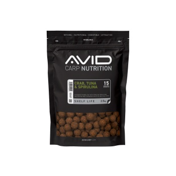 BOILIES AVID CARP CRAB TUNA & SPIRULINA 15MM 2.5KG