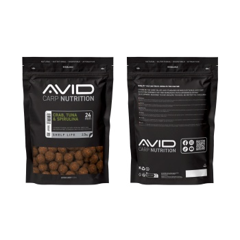 BOILIES AVID CARP CRAB TUNA & SPIRULINA 24MM 2.5KG - Img 7