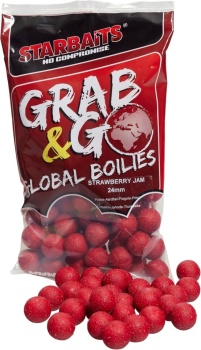 BOILIES STARBAITS G&G GLOBAL STRAWBERRY JAM 24MM/1KG