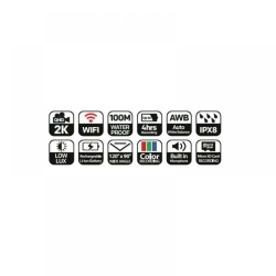 CAMERA SUBACVATICA SAVAGE GEAR WATERWOLF 2K WIFI
