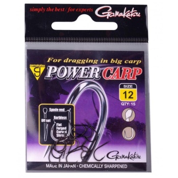 CARLIG GAMAKATSU POWER CARP BLACK BARBLESS NR.10 15BUC/PL