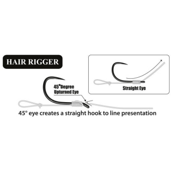 CARLIG GAMAKATSU POWER CARP HAIR RIGGER/BARBLESS NR.10 10BUC/PLIC - Img 2