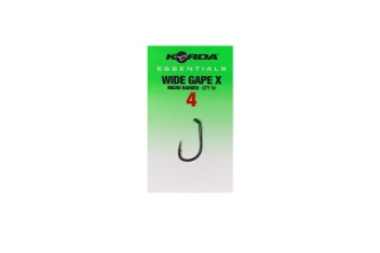 CARLIG KORDA ESSENTIALS WIDE GAPE X BARBED NR.4 10BUC/PL - Img 2