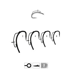 CARLIG MUSTAD BBS CURVED OCHI TITAN NPTX2 BBS60556NPTX.2 - 10BUC/PL