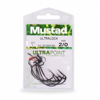 CARLIG MUSTAD OFFSET ULTRAPOINT BLACK NICKEL NR 3/0 38104NPBN 7BUC/PL
