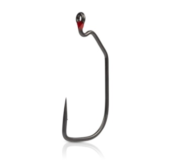 CARLIG OFFSET MUSTAD ASSAULT HEAVY WIDE GAP OCHI TITAN 5BUC/PL NR. 2/0 - Img 2