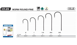 CARLIGE DECOY WORM KR-29 ROUND FINE NR.2 5BUC/PLIC