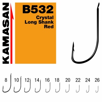 CARLIGE KAMASAN B532 ROSU NR 24 10BUC/PLIC