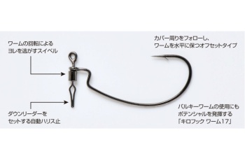 CARLIGE OFFSET DECOY WORM 117 HD NR.3/0 4BUC/PLIC - Img 3