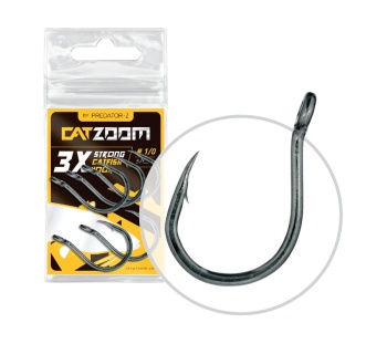CARLIGE PREDATOR-Z CATZOOM 3X STRONG CATFISH HOOK NR1/0