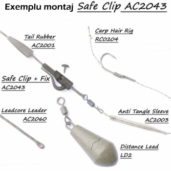 CLIPS ORANGE SAFE CLIP + FIX 10BUC - Img 2