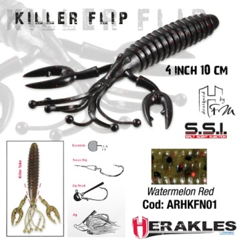 CREATURA HERAKLES KILLER FLIP 4 10cm WATERMELON RED FLK
